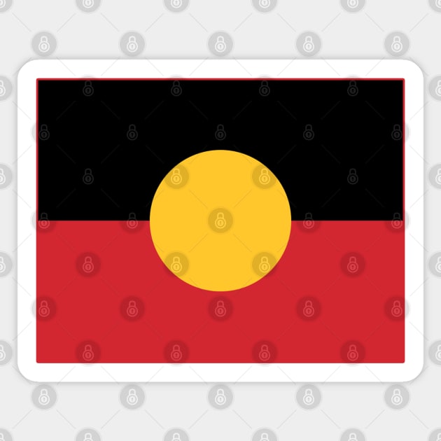 The Aboriginal Flag #4 Sticker by SalahBlt